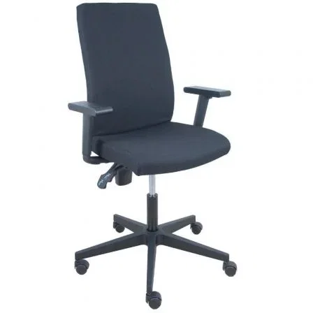 Piqueras y Crespo Silla de Oficina I-Line con Brazos Regulables Negro